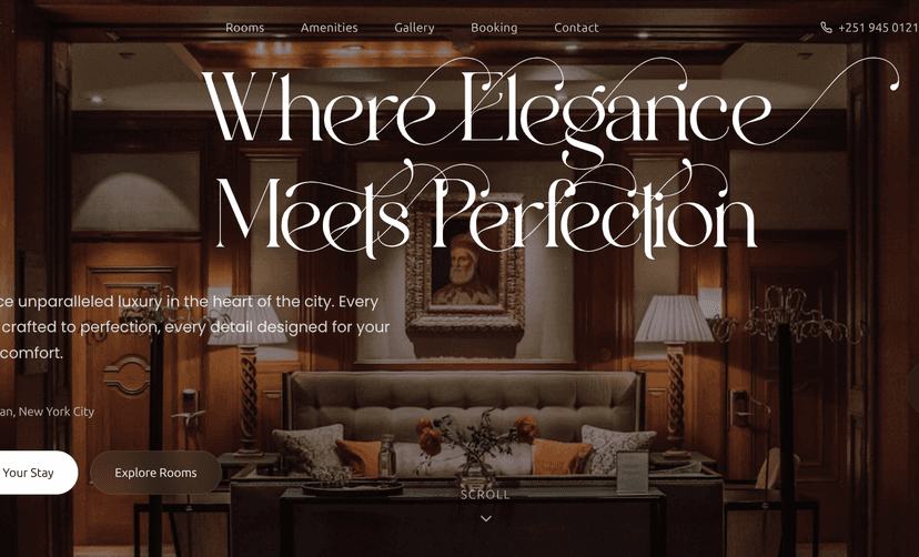 Hotel Website